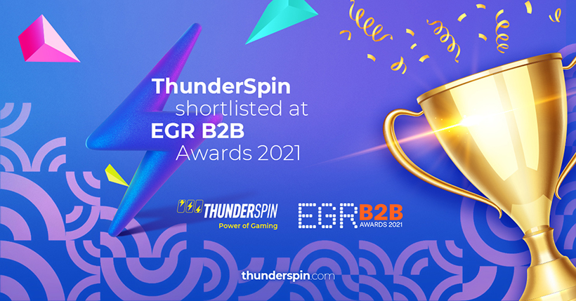 ThunderSpin shortlisted at EGR B2B Awards 2021 in Software Rising Star category